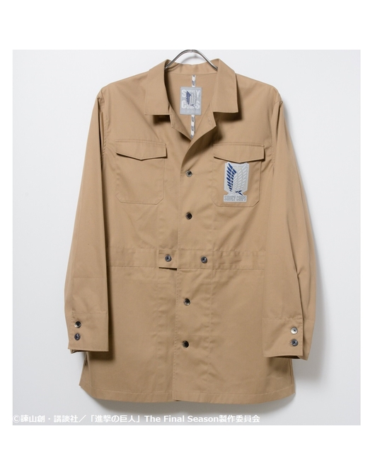 進撃の巨人 ジャケットコート 調査兵団ジャケットカラー
