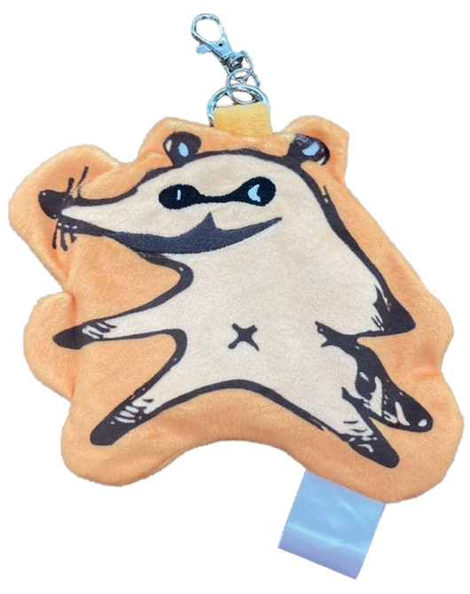 幼女社長 たぬザベス エコバッグ付きポーチ