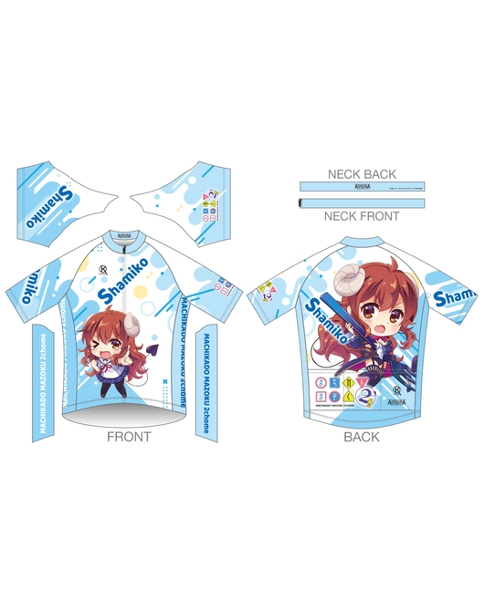 まちカドまぞく 2丁目 サイクルジャージ【シャドウミストレス優子Ver.】（再販）