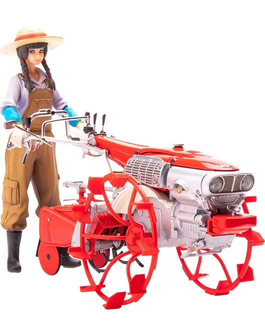 PLAMAX MF-28 minimum factory いなほ with ホンダ耕耘機F90 水田車輪Ver.