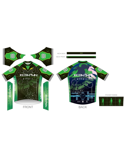 ゼーガペイン サイクルジャージ【アルティールVer.2.0】