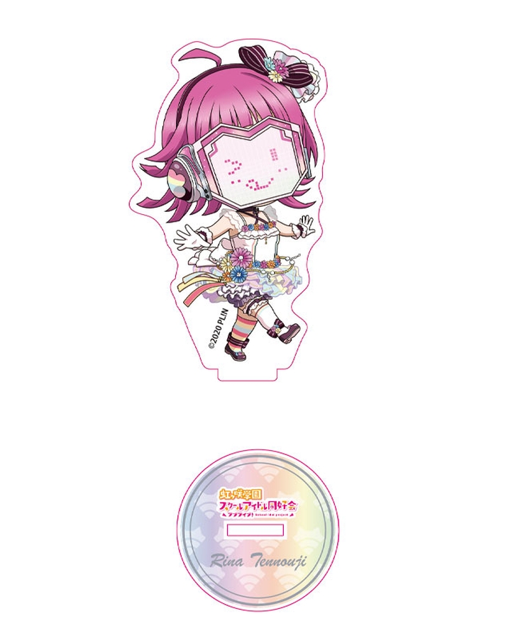 ラブライブ！虹ヶ咲学園スクールアイドル同好会 ねんどろいどぷらす アクリルスタンド 天王寺璃奈 Love U my friends