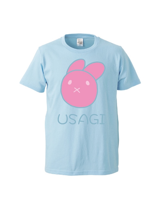 映像研には手を出すな！ 浅草氏のうさぎ Tシャツ ライトブルー M