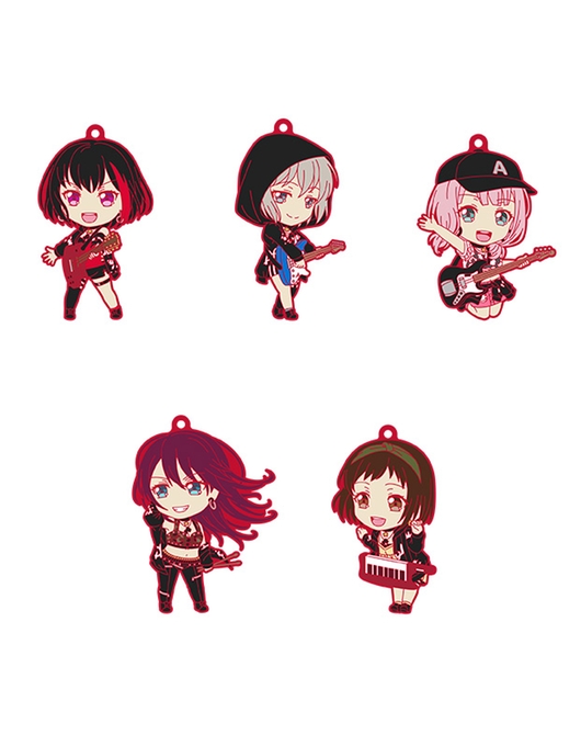 BanG Dream! ガールズバンドパーティ！ ねんどろいどぷらす トレーディングラバーストラップ Afterglow
