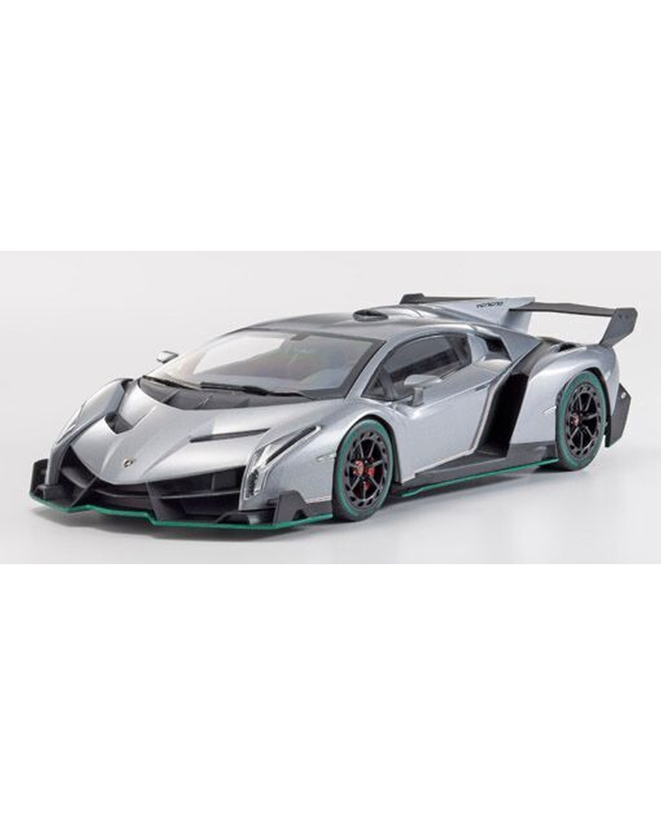 KYOSHO 1/18 Scale Lamborghini Veneno (Gry/Green Line) KYOSHO 1/18 Scale Lamborghini Veneno (Gry/Green Line)