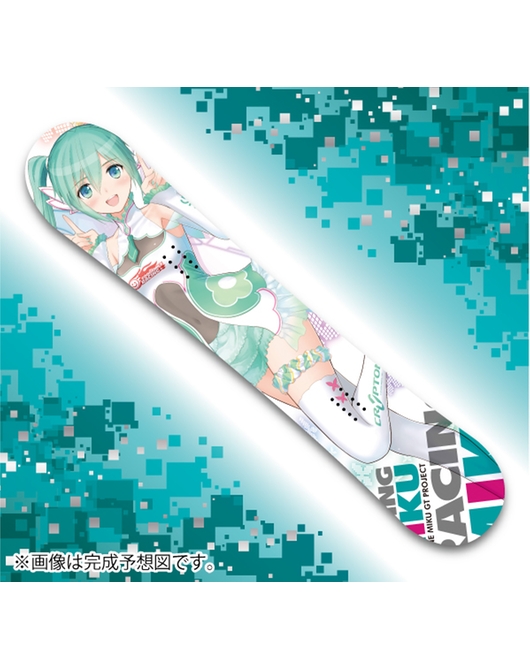 NK53053 スノーボード用ステッカー01(155cm) レーシングミク2017