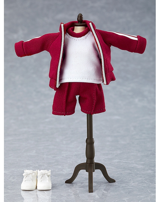 黏土娃 服装套组 运动服(红色)