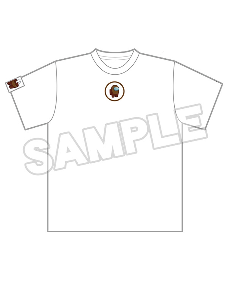 Among Us ねんどろいどぷらす Tシャツ Crewmate Brown