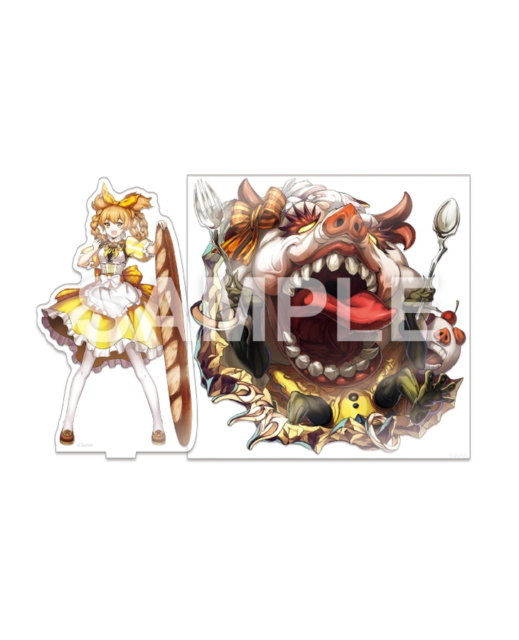 【共襲スタンプ缶バッジ対象商品】メギド72 ヴィータ＆メギド体アクリルセット 真58 ダゴン