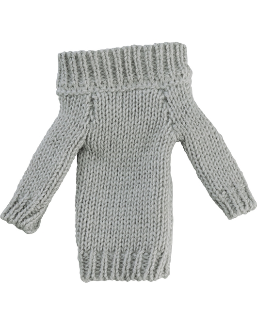 figma Styles オフショルセーターワンピ（グレー）