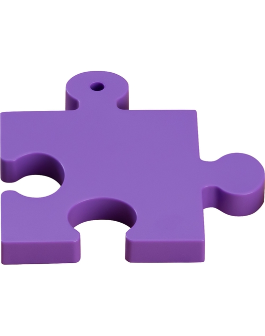 黏土人配件系列 拼圖型台座（紫色）
