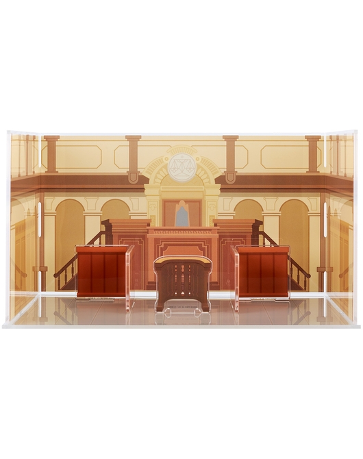 逆転裁判 アクリルジオラマ背景 法廷（二次受注）