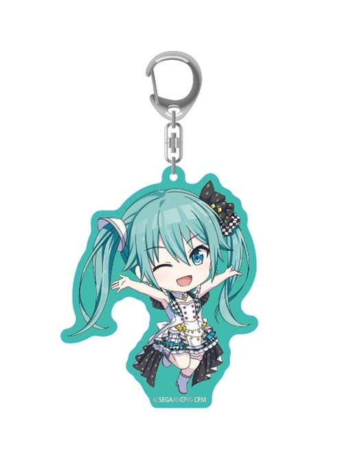 プロジェクトセカイ カラフルステージ！ feat.初音ミク ねんどろいどぷらす アクリルキーチェーン ステージのセカイの初音ミク