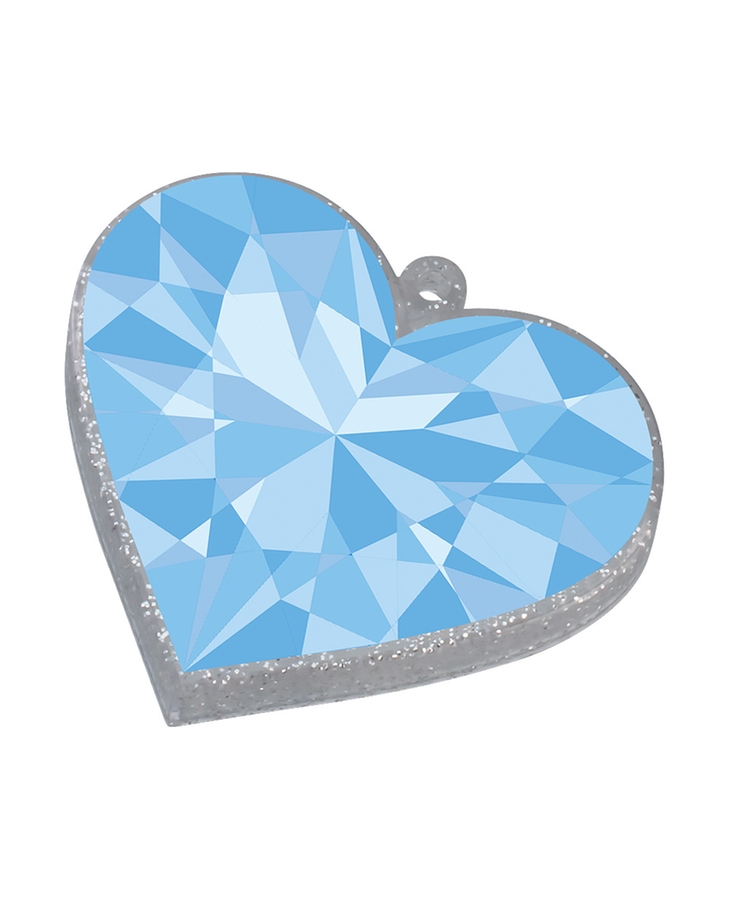 Nendoroid More Heart Base (Diamond Cut: Silver Glitter)