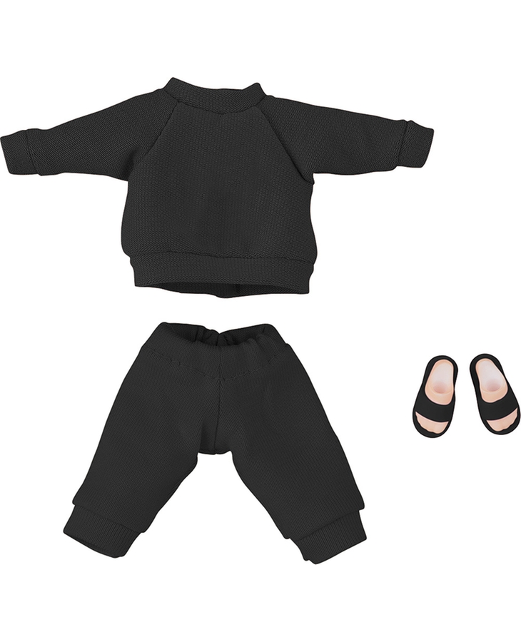 Nendoroid Doll Outfit Set: Sweatshirt and Sweatpants (Black)