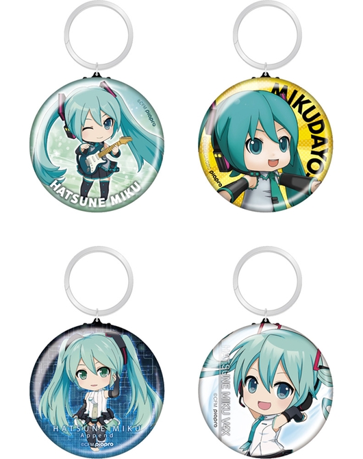 Hatsune Miku Nendoroid Plus Collectible Button Keychains