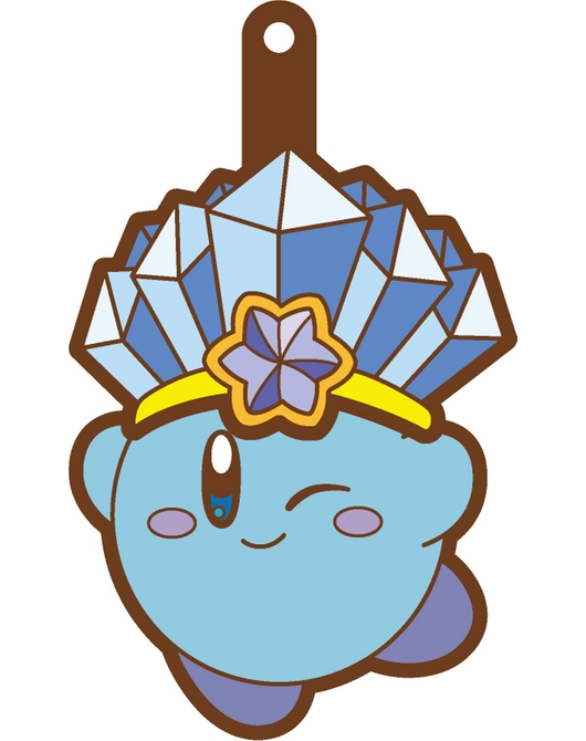 星のカービィ へんしんラバーストラップ アイスVer.