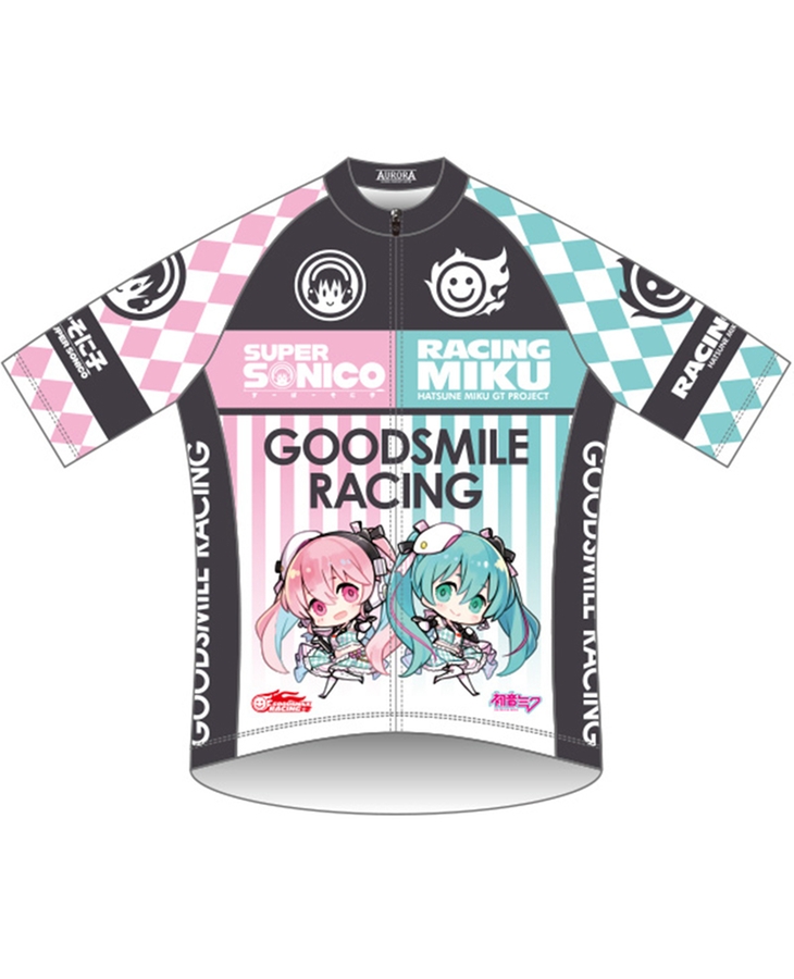 Cycling Jersey Racing Miku 2019 Super Sonico Collab Ver.