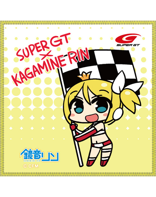 ハンドタオル 鏡音リン SUPER GT 応援Ver.