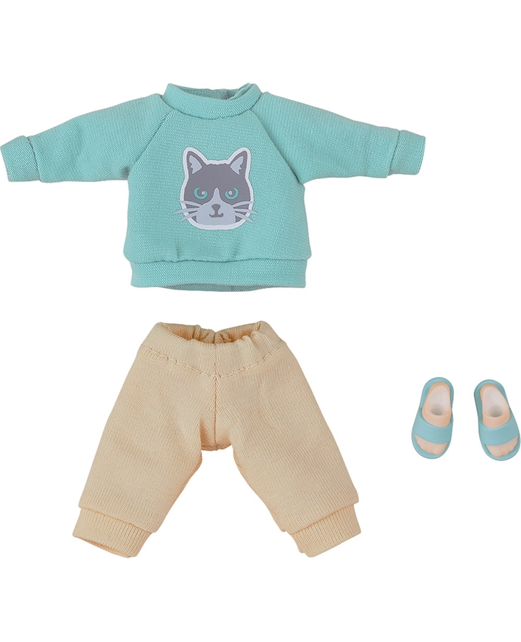 Nendoroid Doll Outfit Set: Sweatshirt and Sweatpants (Light Blue)