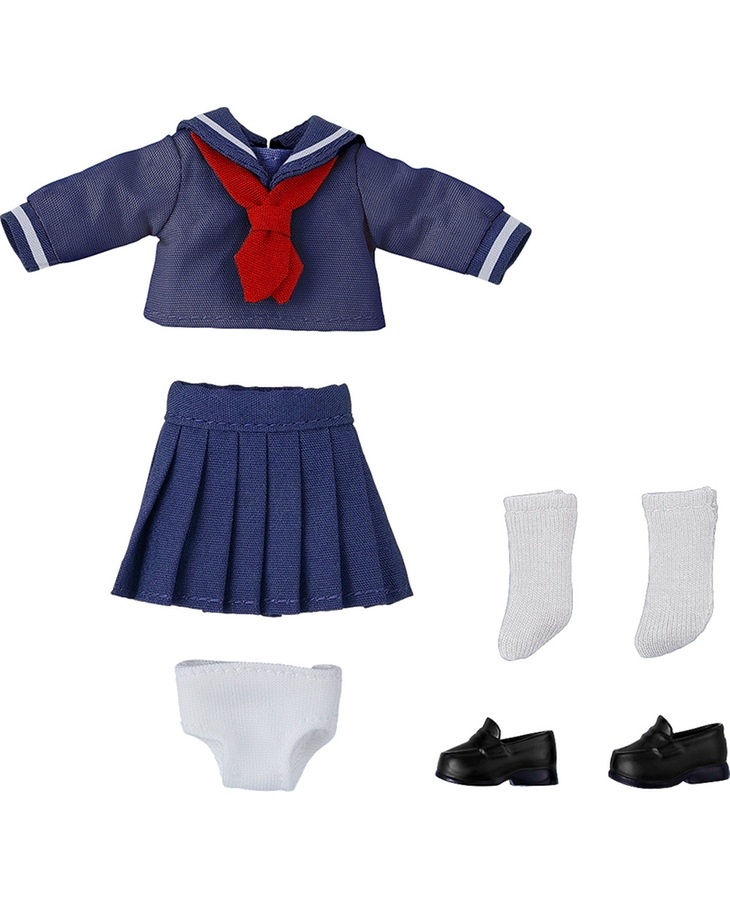 黏土娃 服裝套組 水手服 長袖（藏青色）