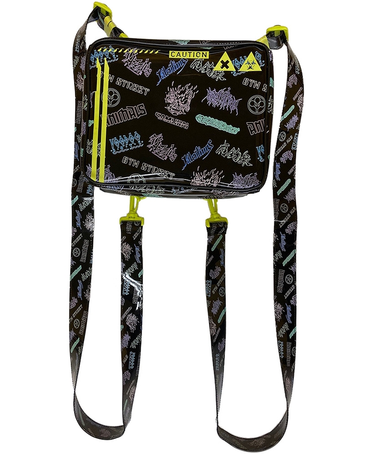 Cyberpunk 2077 Night City Gangs NEON Graffiti 3-Way PVC bag