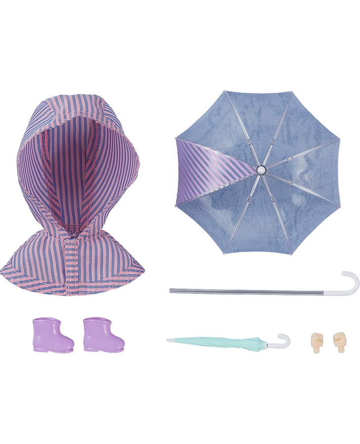 Nendoroid Doll: Outfit Set (Rain Poncho - Stripes)