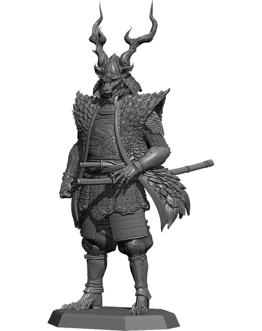 干支ノ武者[辰] 組み立て式固定プラスチックモデルキット