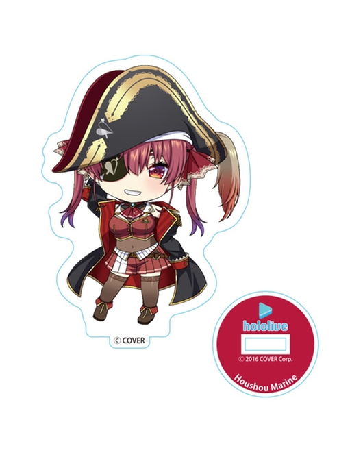 ホロライブ ねんどろいどぷらす アクリルスタンド 宝鐘マリン