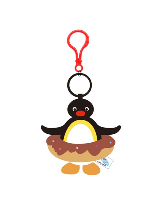 ピングー もこもこマスコットキーホルダー ドーナツ