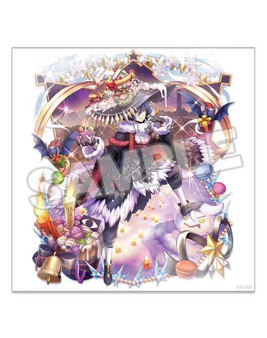 メギド72 キャラクター衣装アクリルアート 7 デカラビア「雪夜の黒サンタ」