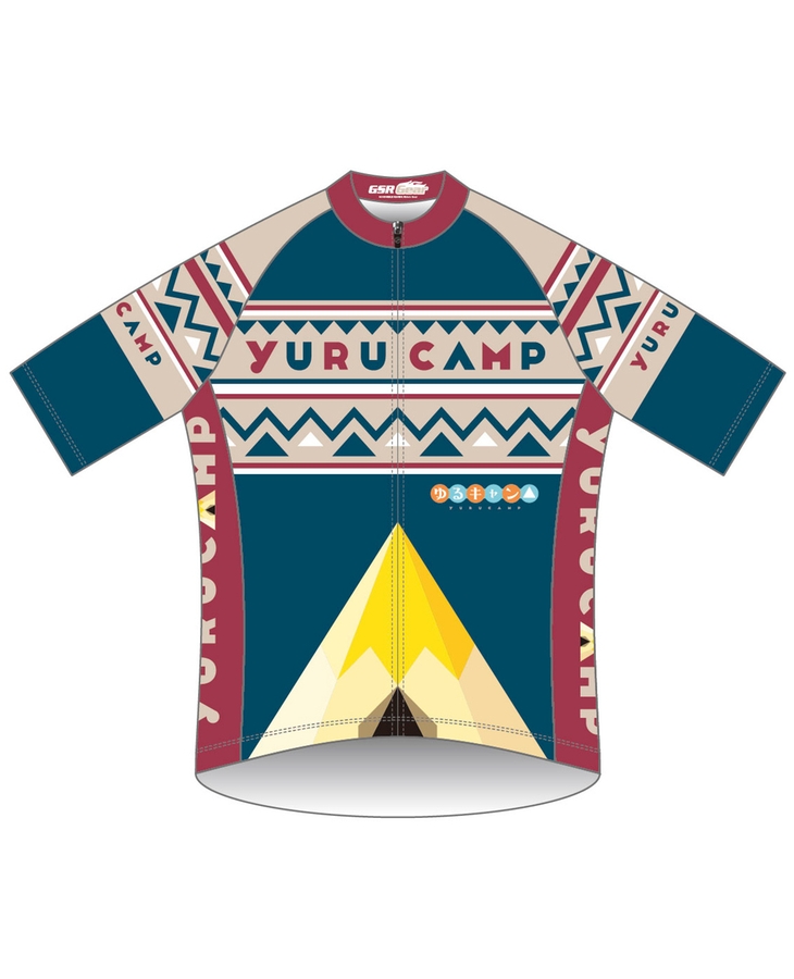 ブランド品 通販サイト ゆるキャン△ サイクルジャージ コミックスVer.3／Lサイズ サイクルジャージ・サイクルウェア