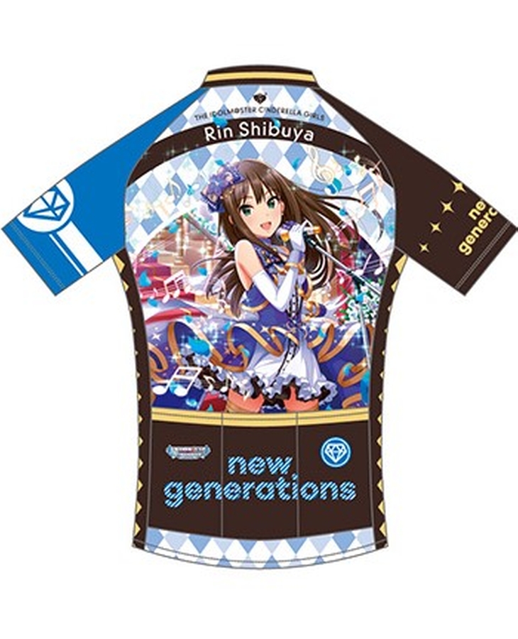 アイドルマスター シンデレラガールズ サイクルジャージ new generations 渋谷凛（再販）／ XSサイズ