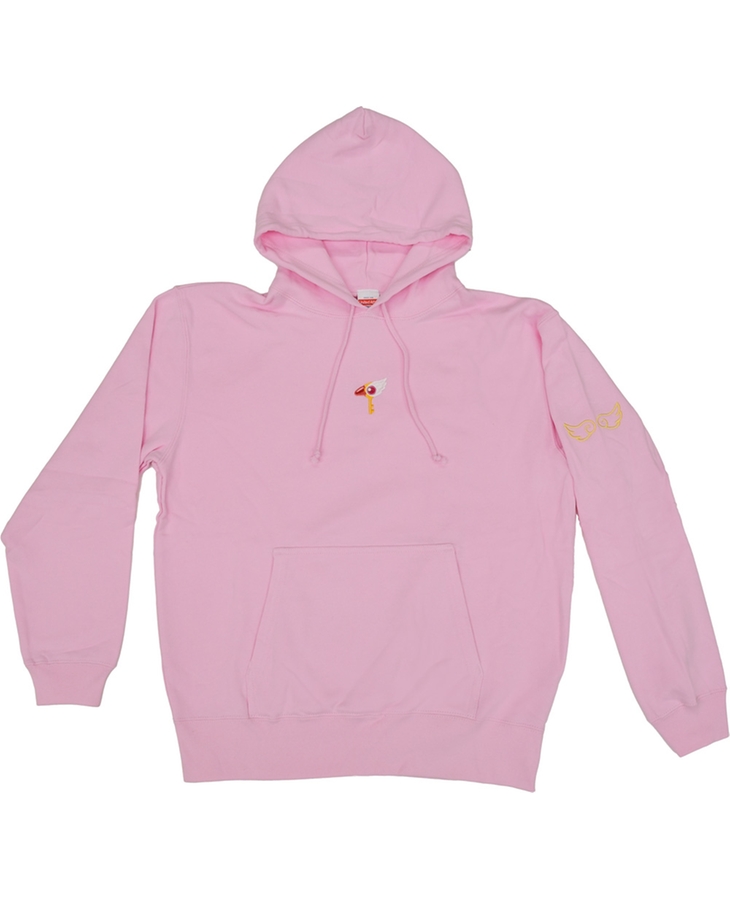 Cardcaptor Sakura: Clow Card Embroidered Hoodie Sealing Key (Pink)