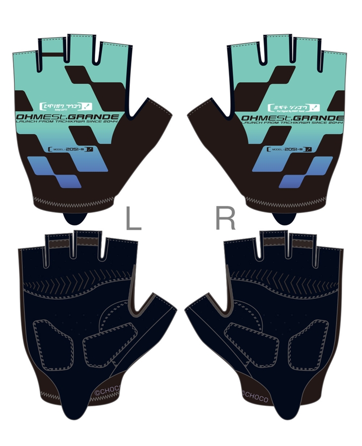 OHMEst.GRANDE Cycling Short Gloves: 2051 Summer Model (Rerelease)