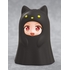 Nendoroid More Kigurumi Face Parts Case (Ghost Cat: Black)