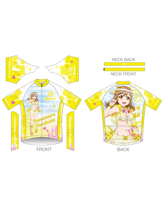 優先配送 ラブライブ！サンシャイン!! サイクルジャージ2022【国木田花丸 ストラップ