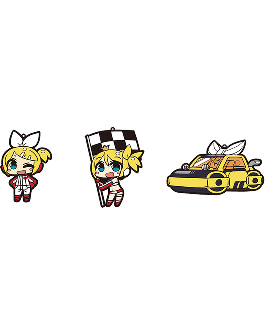 ラバーストラップセット 鏡音リン SUPER GT 応援Ver.
