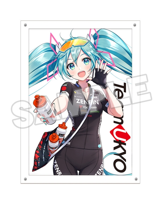 【ポストカード対象商品】レーシングミク 2021Ver. ハイレゾアクリルアート 4 TeamUKYO 応援 Ver.