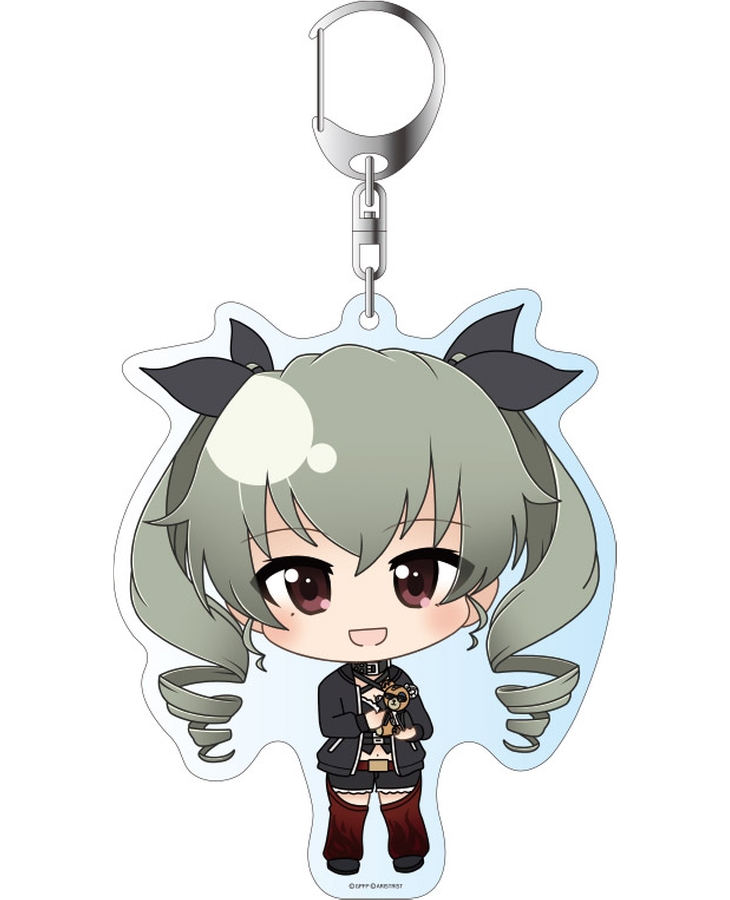 ガールズ&パンツァー アクリルキーホルダー ARISTRISTコラボ第3弾 アンチョビ ガールズ&パンツァー アクリルキーホルダー ARISTRISTコラボ第3弾 アンチョビ