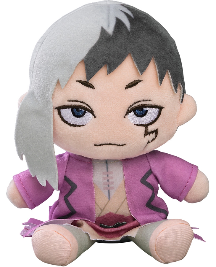 Amazon.co.jp: Dr.STONE あさぎりゲン ぬいぐるみ 着せ替え 20cm