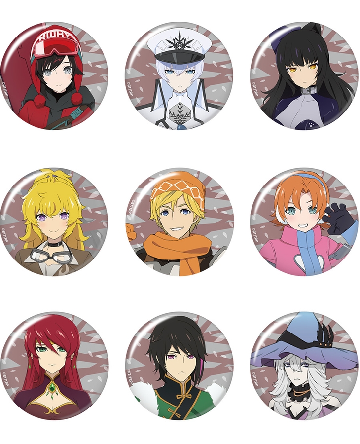 RWBY: Ice Queendom Collectible Pinback Button Collection