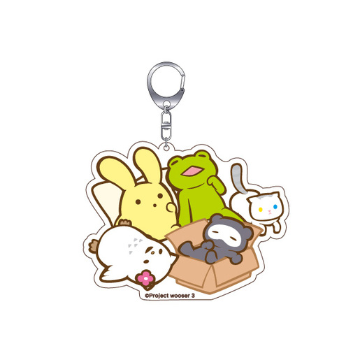 wooser Acrylic Keychains(Relaxed Animal Ver.