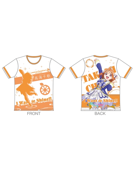 ラブライブ！サンシャイン!! Tシャツ モンストなりきりver. 高海