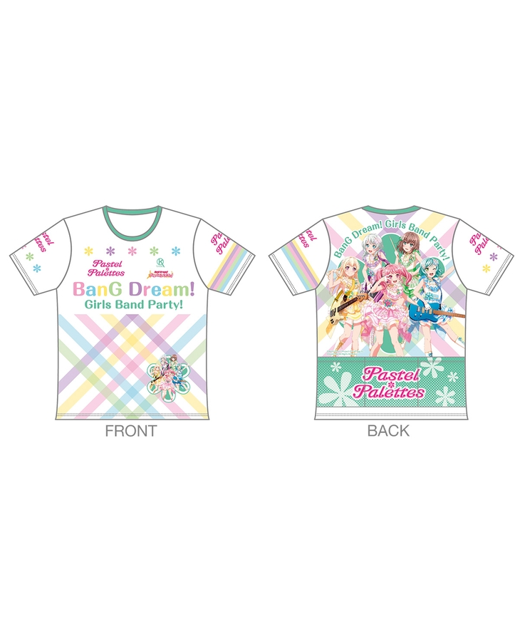 バンドリ！ ガールズバンドパーティ！ツーリングTシャツ【Pastel＊Palettes Ver.】（再販）