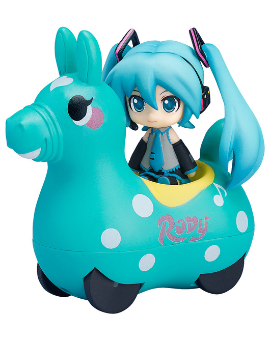 ねんどろいどぷらす 初音ミク×CuteRody 激走！プルバックカー 初音ミク＆キュートロディ（ミント）