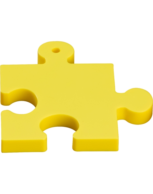 黏土人配件系列 拼圖型台座（黃色）