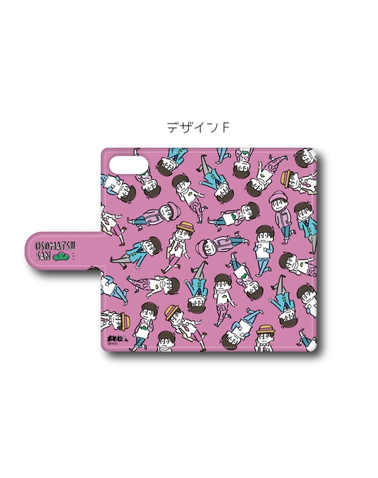 「おそ松さん」手帳型スマホケース(iPhone6/6s/7/8) F トド松