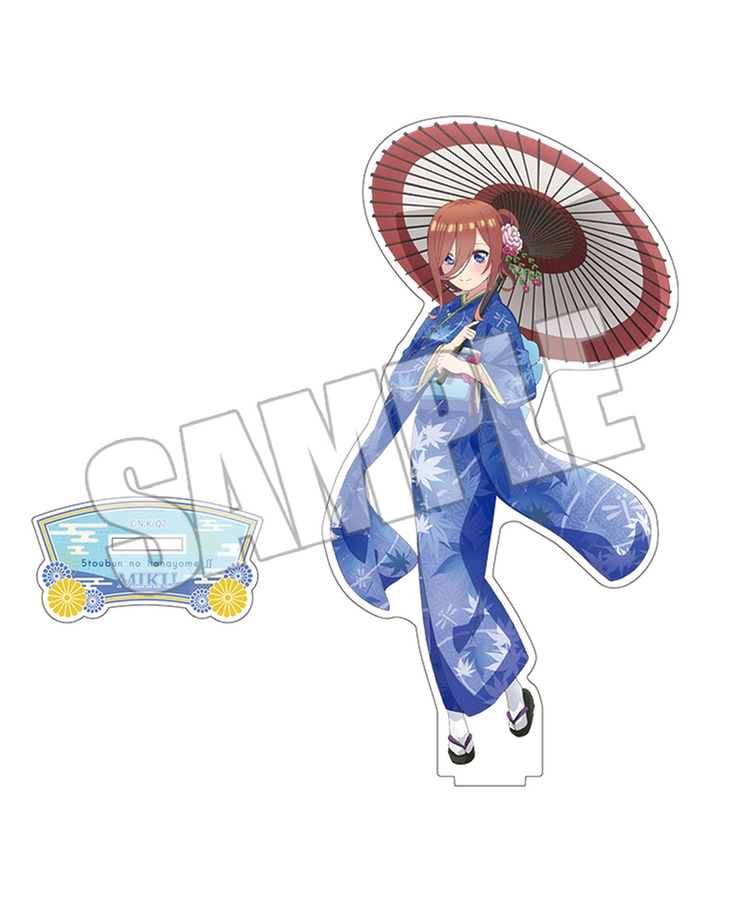 エクルベージュ 五等分の花嫁 ローソン アクリルスタンド 中野三玖 通販