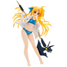 Fate Testarossa: Swimsuit Parka style